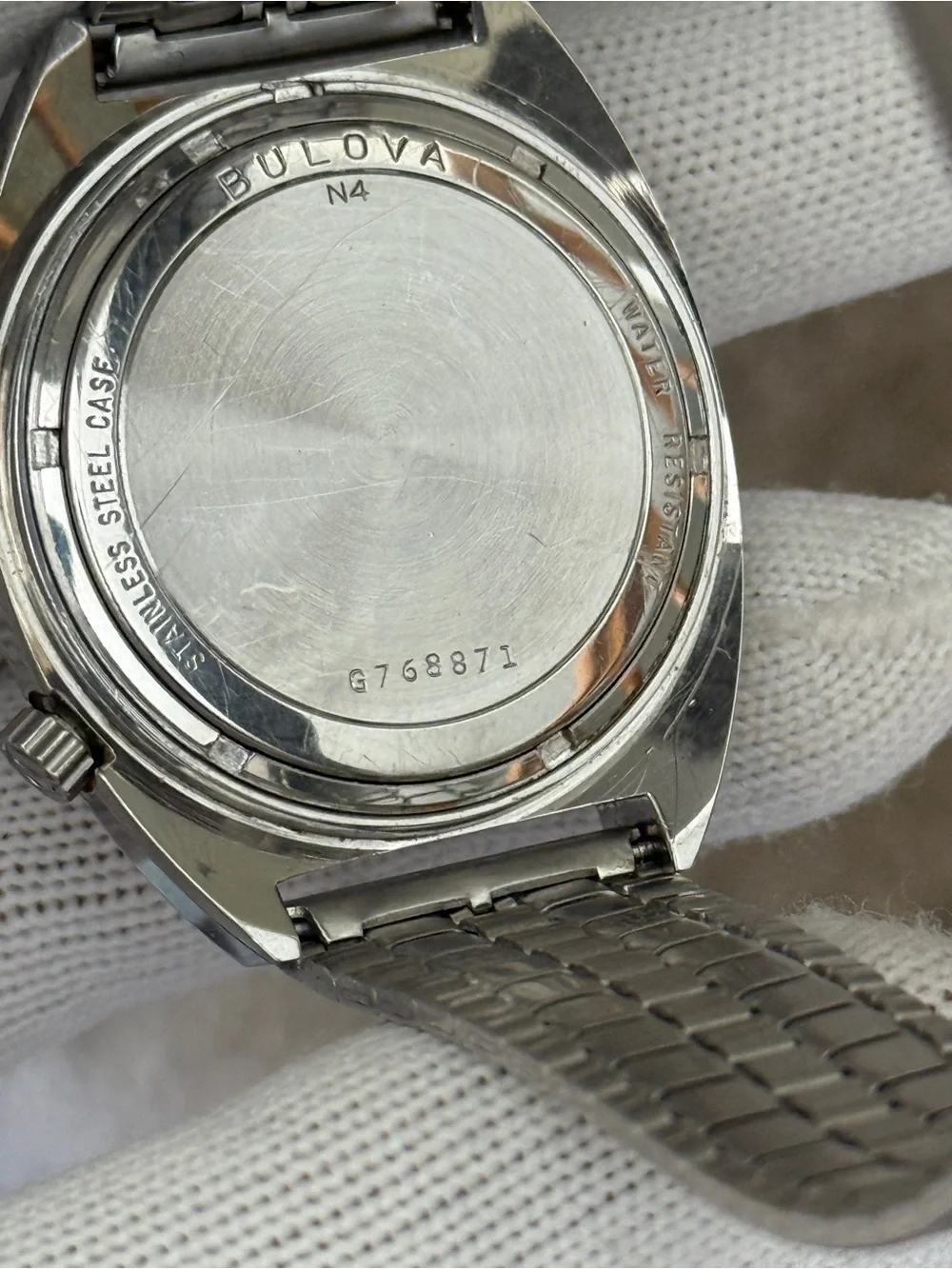 Bulova Accutron Vintage Silver Case rare collectible men’s watch